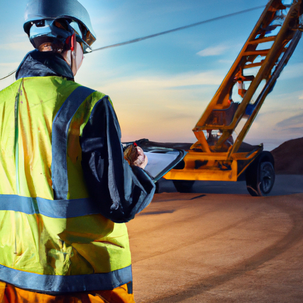 Supervisione cantiere con checklist e strumenti di misura: flusso di lavoro minimale e preciso